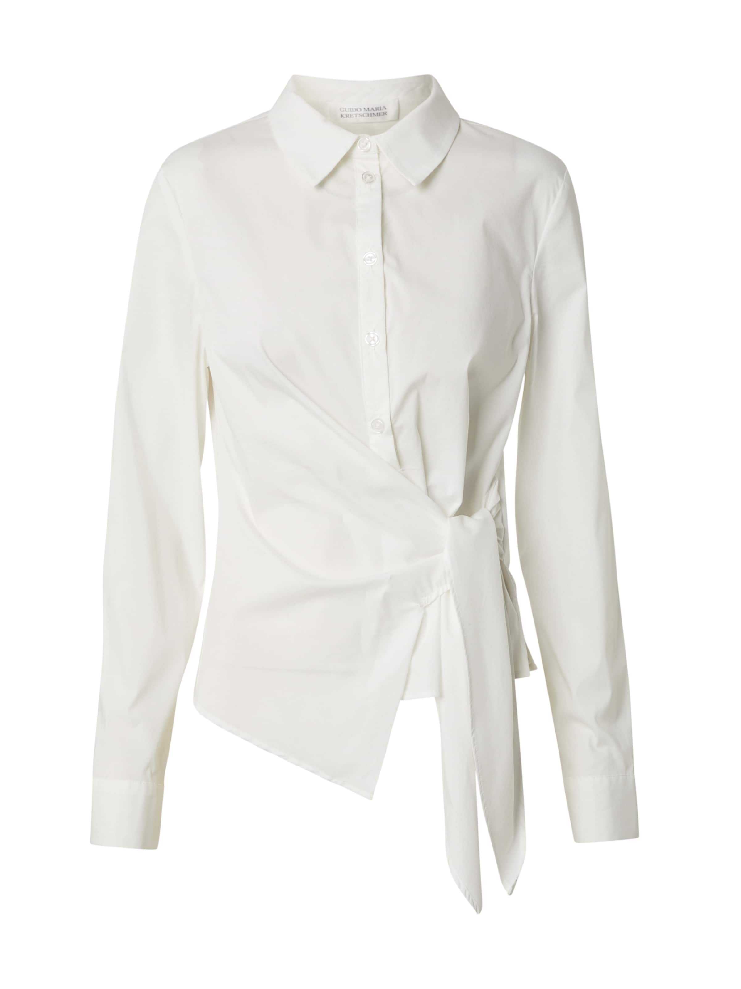 Guido Maria Kretschmer Women Bluse 'Chelsea' in Weiß: Vorderseite