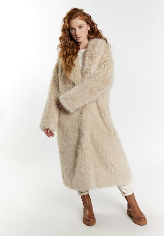 DreiMaster Vintage Wintermantel in Beige: voorkant