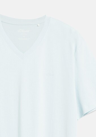s.Oliver Men Tall Sizes Shirt in Blue