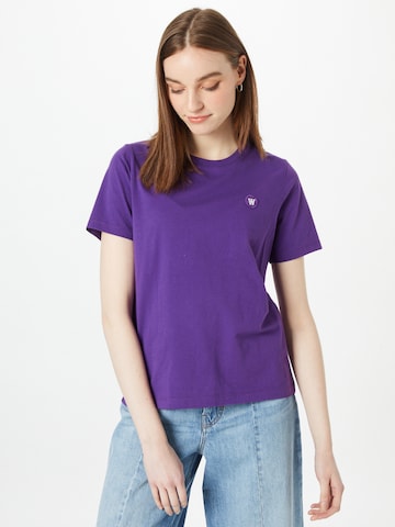 T-shirt 'Mia' WOOD WOOD en violet : devant