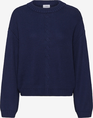 SAINT TROPEZ Sweater in Blue: front