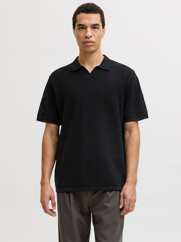 JACK & JONES - Camiseta en negro: frente