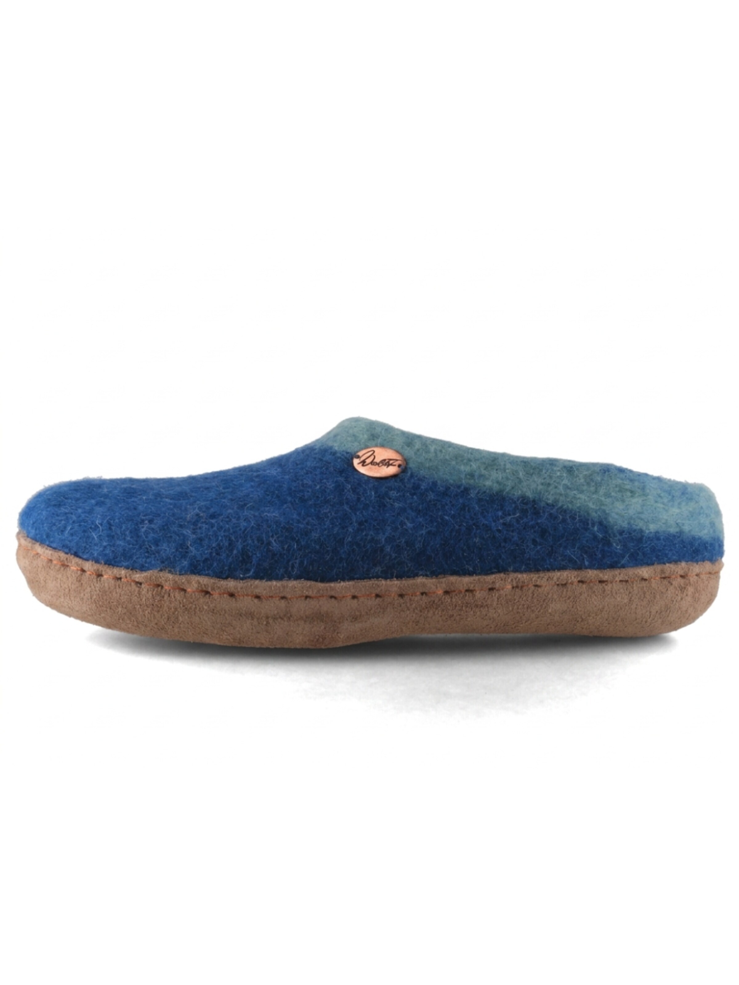 WoolFit Hausschuh 'Sherpa'‌‌‌‌‌ in Blau