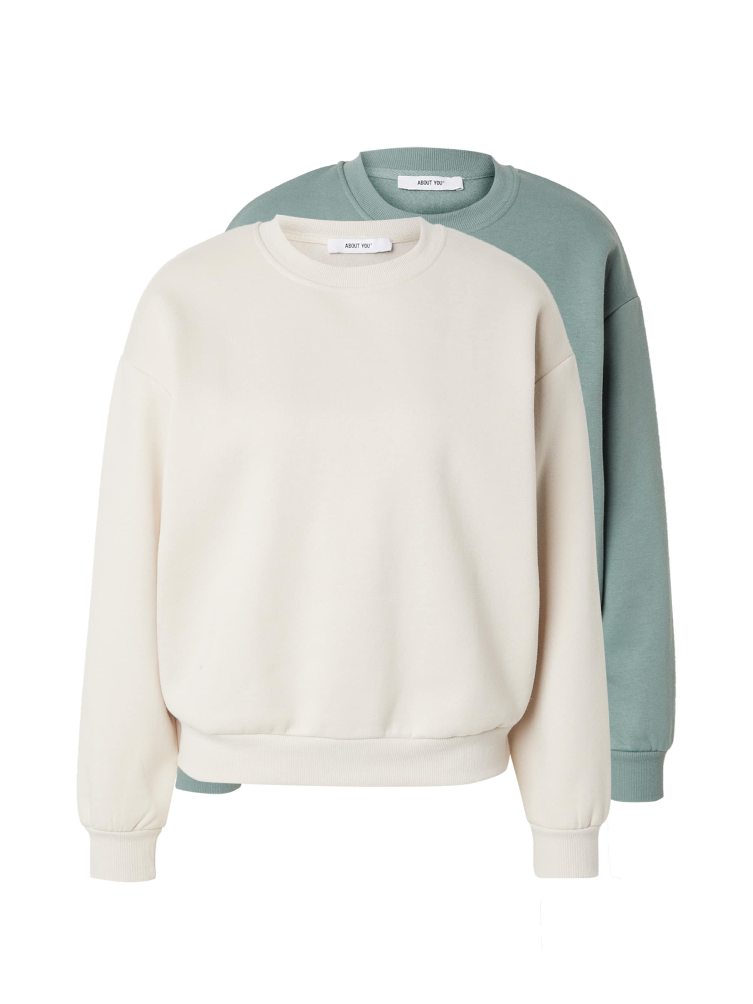 ABOUT YOU Sweatshirt 'Ina' in Beige: front