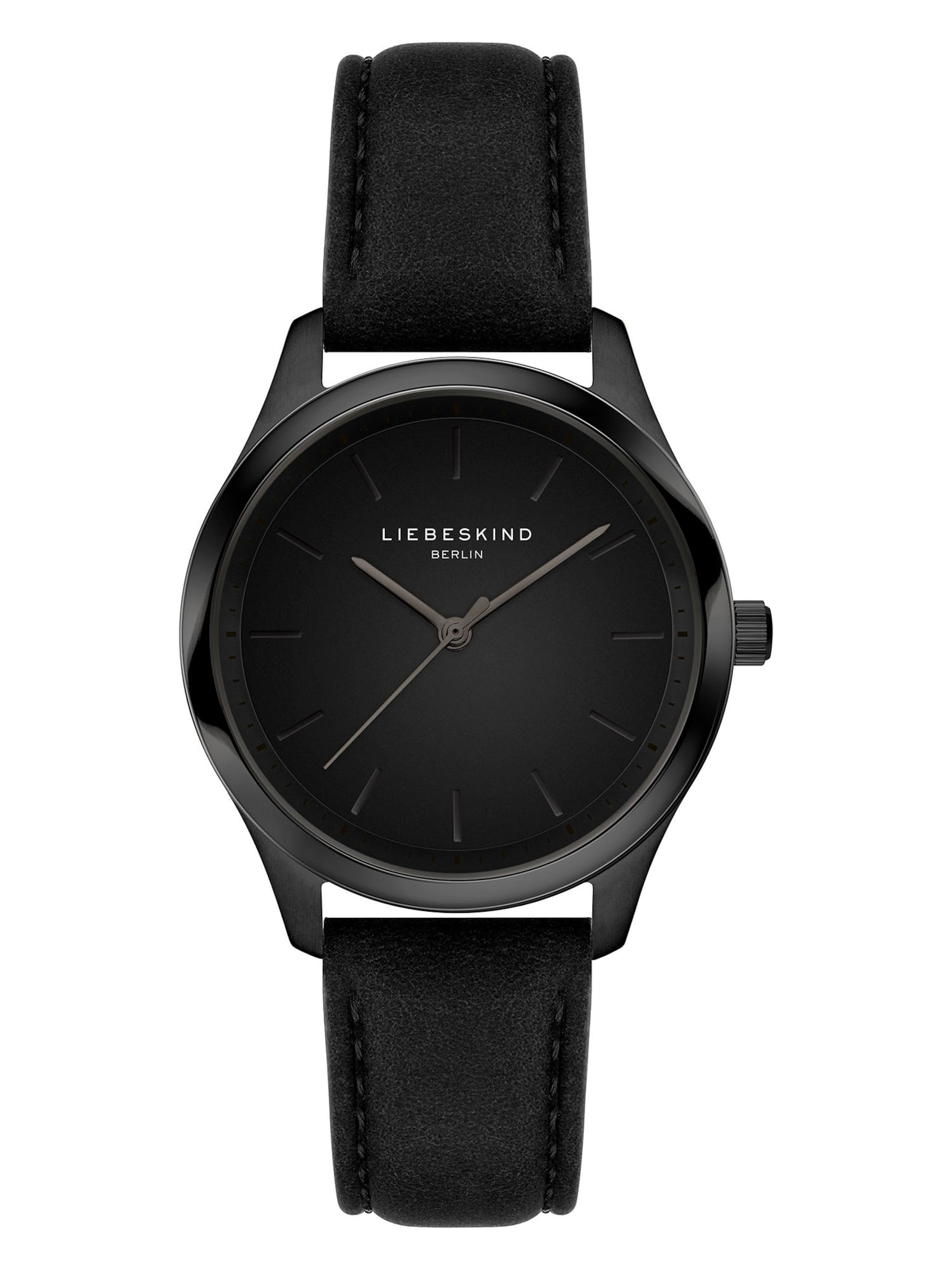 Liebeskind Berlin Uhr in Schwarz: Vorderseite
