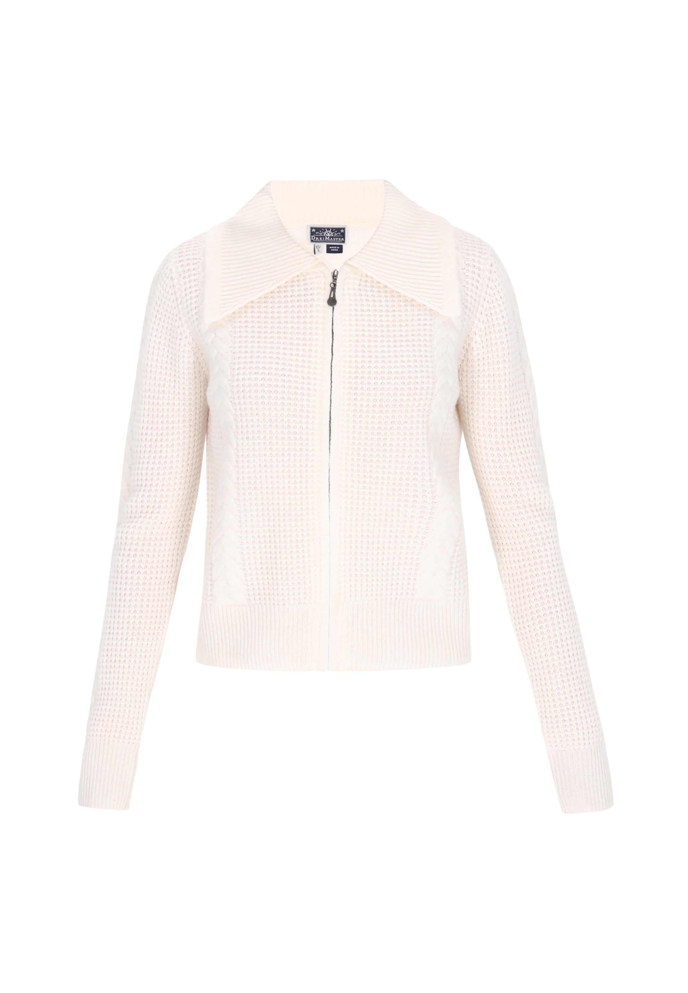 DreiMaster Maritim Kardigán - fehér: elől