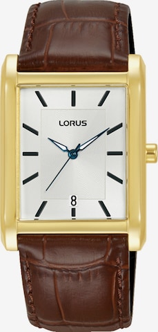 LORUS Uhr in Braun: Vorderseite