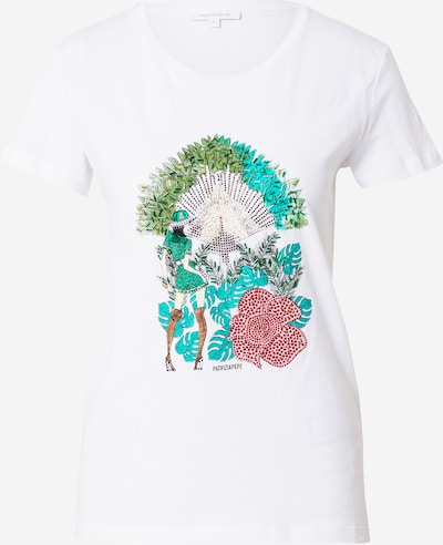 PATRIZIA PEPE Shirt 'MAGLIA' in mischfarben / weiß, Produktansicht