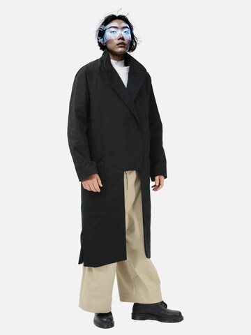 Veste mi-saison 'Manteau Taishō' Kanten en noir