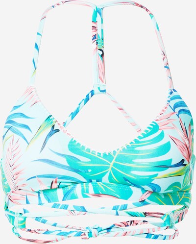Hurley Sports bikini top 'JAVA' in Aqua / Light blue / Grass green / Pink, Item view