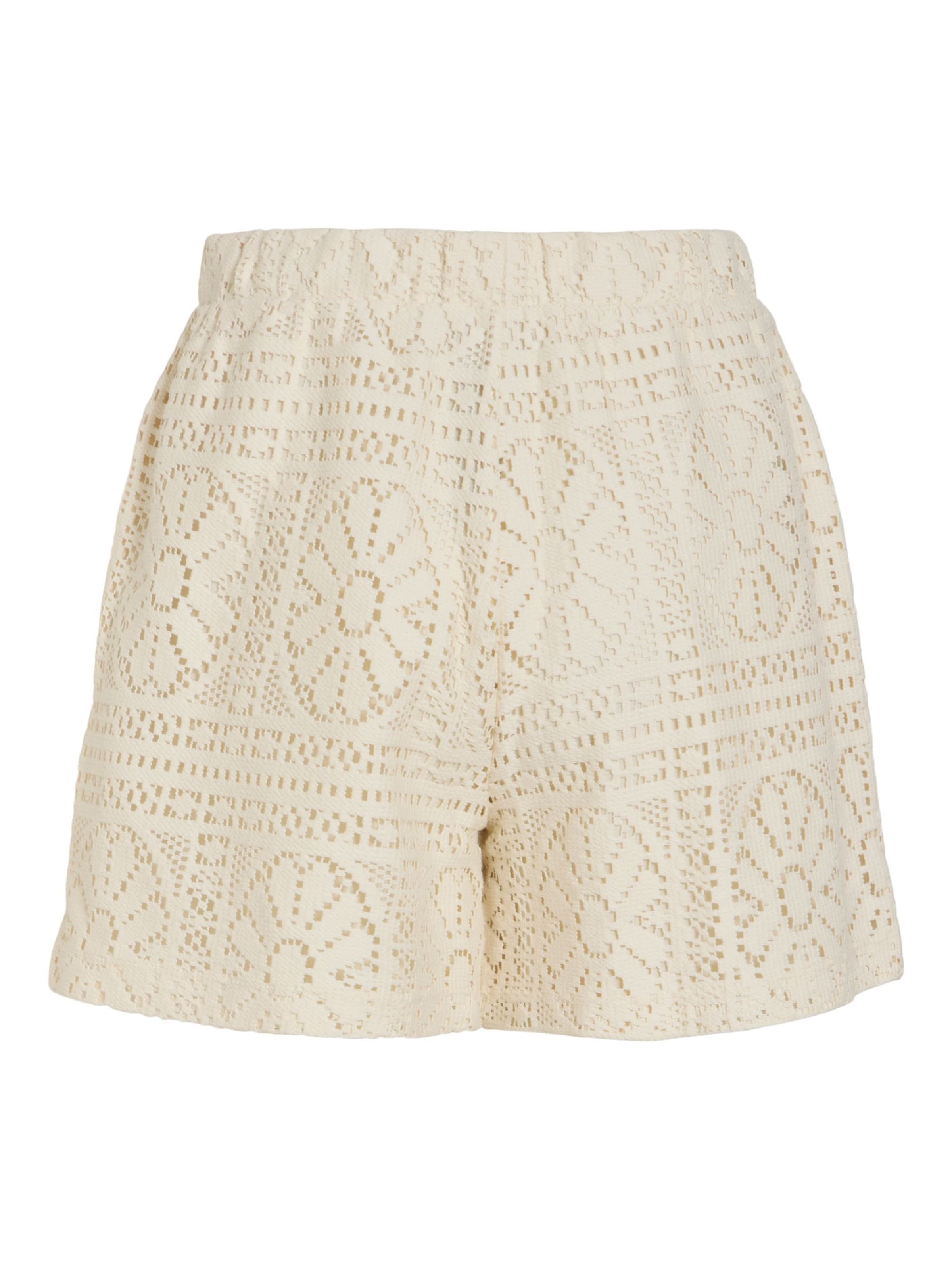 VILA Regular Trousers 'VIMerinda' in Beige