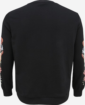 ONLY Carmakoma Sweatshirt 'Carsonny' in Black