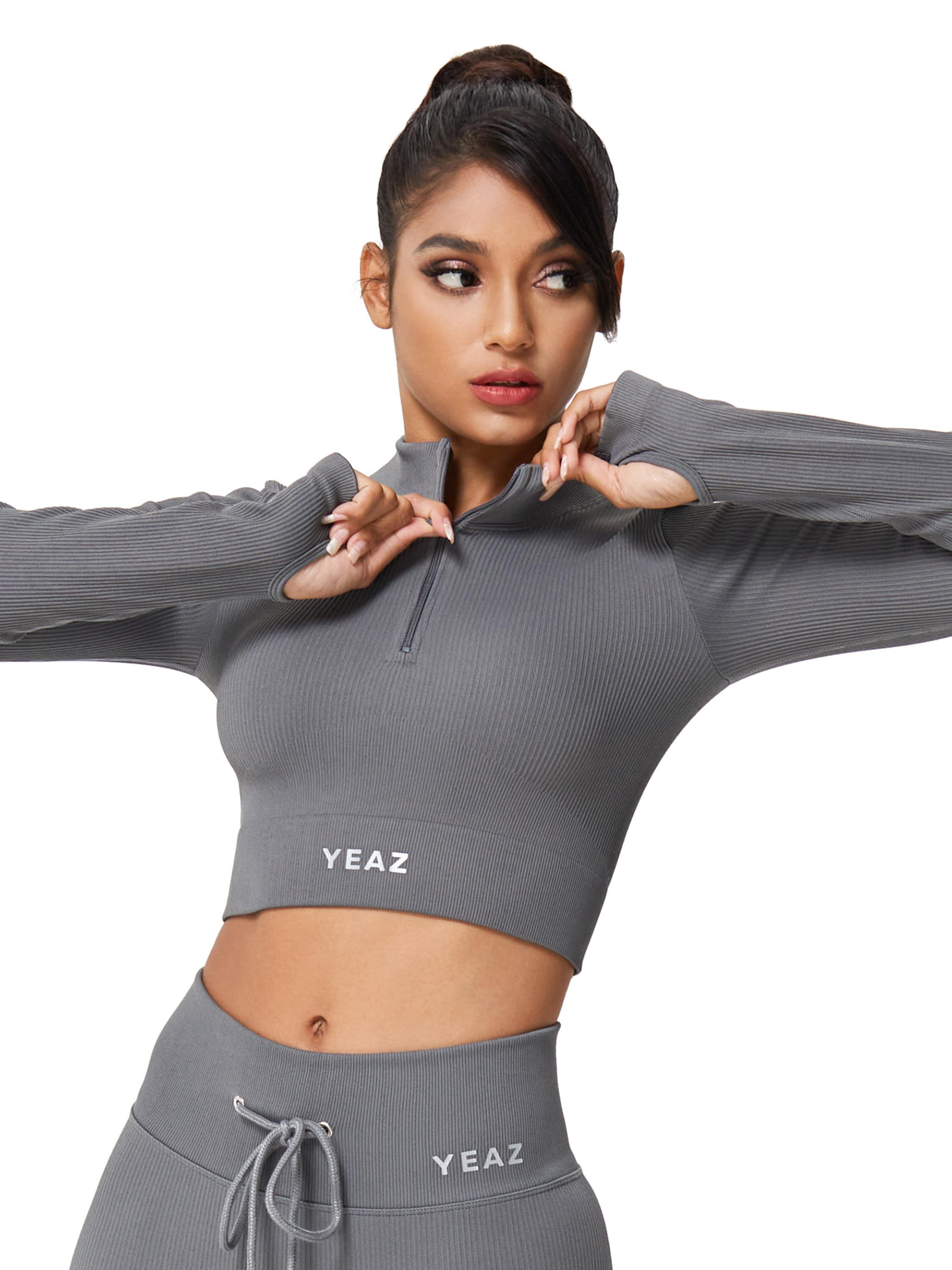 YEAZ Функциональная футболка 'Runway' в Серый