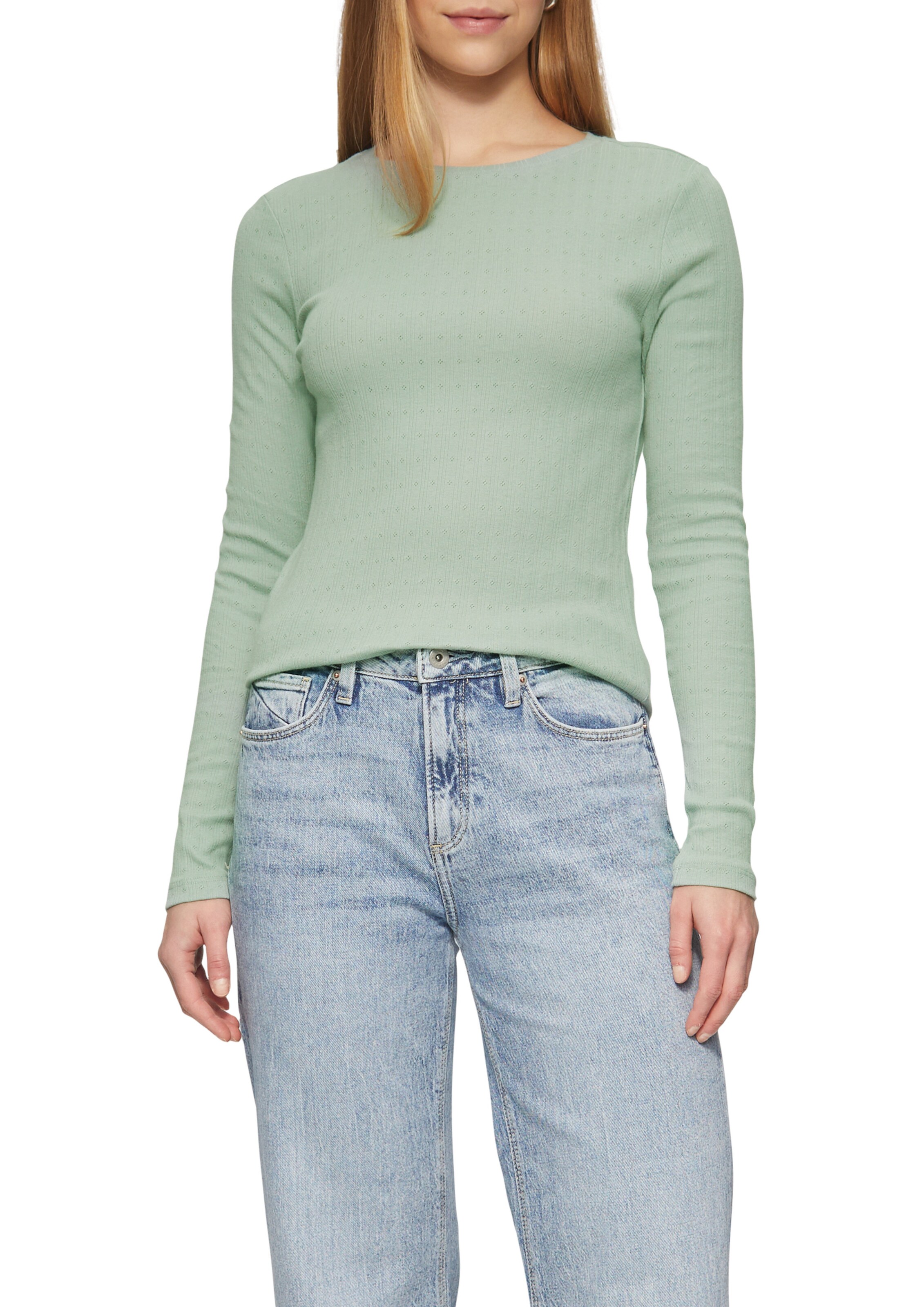 QS Shirt in Green: front