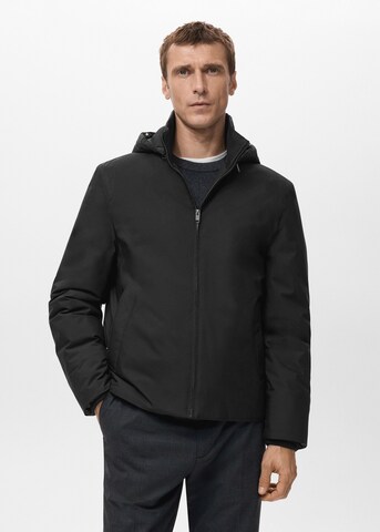 MANGO MAN Between-Season Jacket 'Cunen' in Black: front