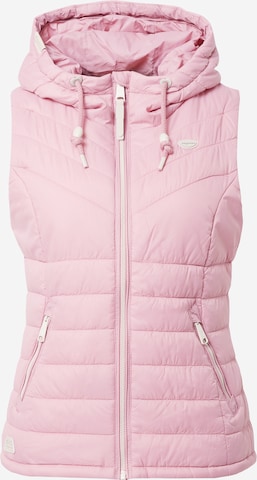 Gilet 'LUCINDA' Ragwear en rose : devant