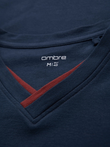 Ombre Shirt‌‌‌‌‌‌ in Blau