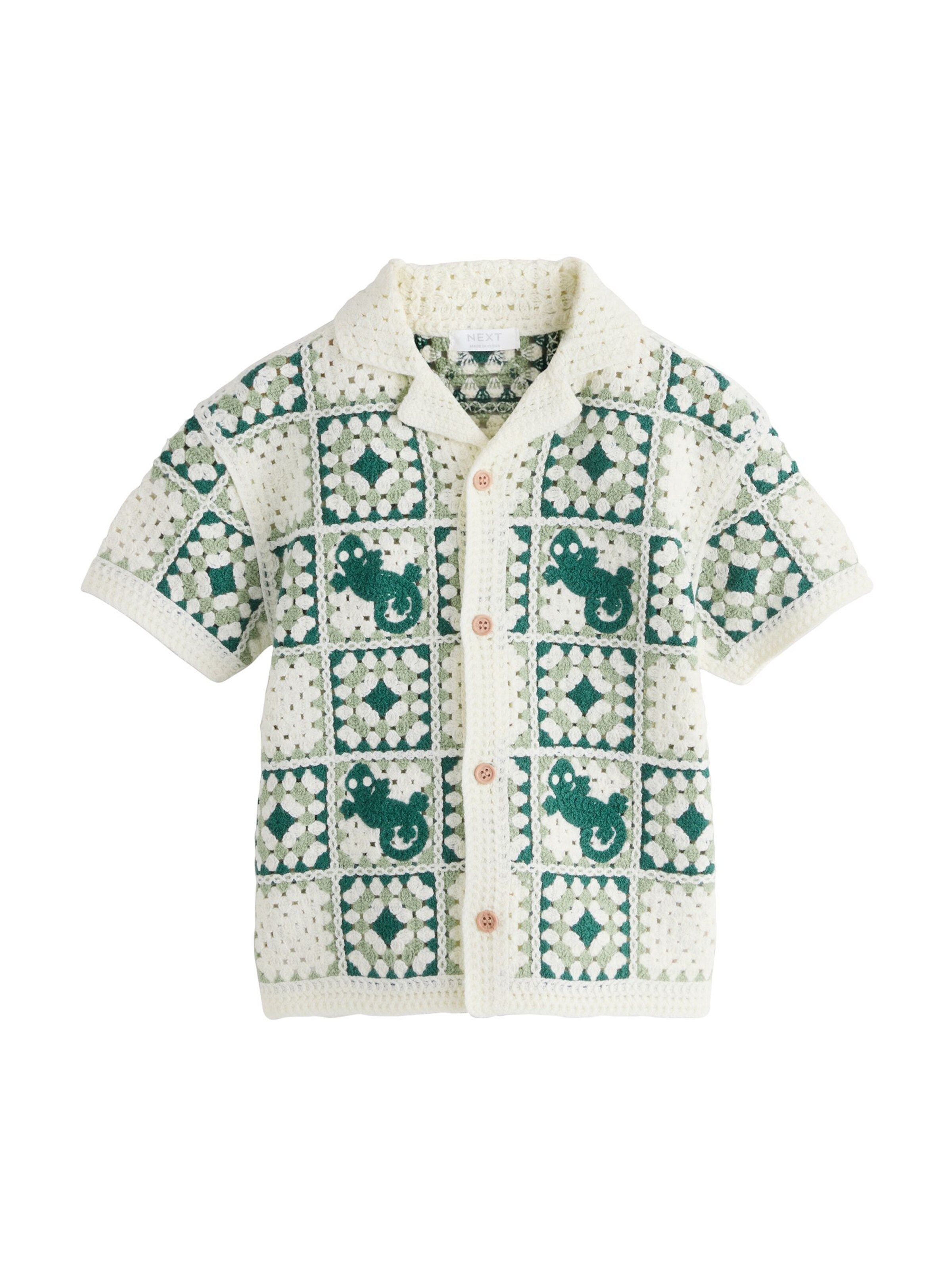 Chemise Next en vert : devant