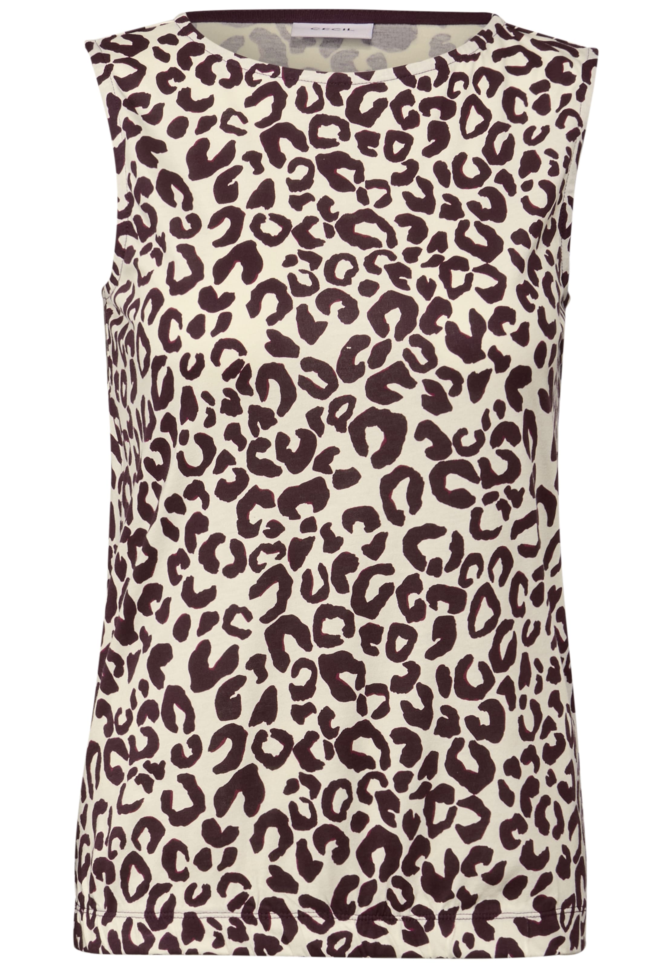 CECIL Top in Beige: front