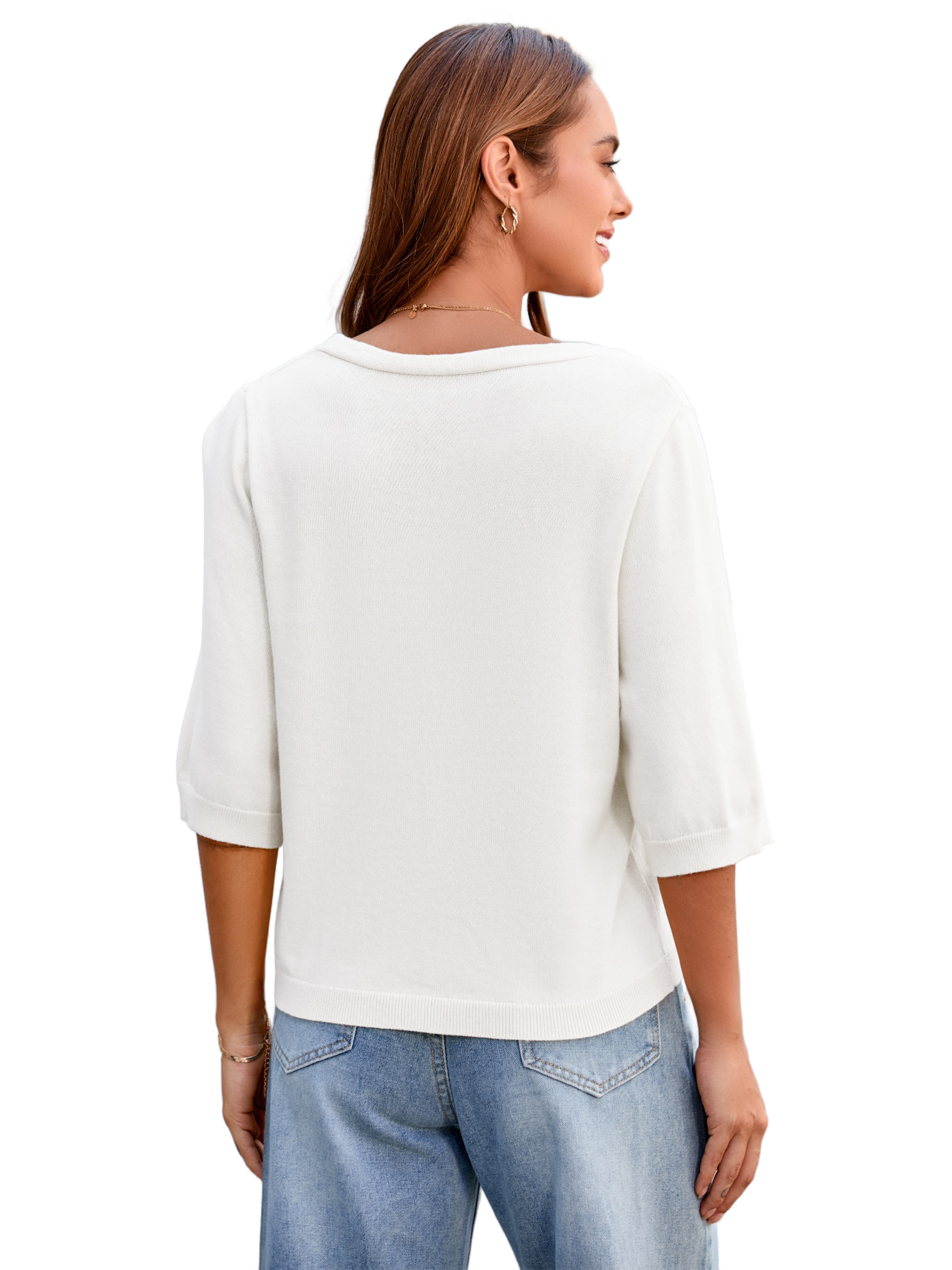 Imily Bela Knit cardigan in White