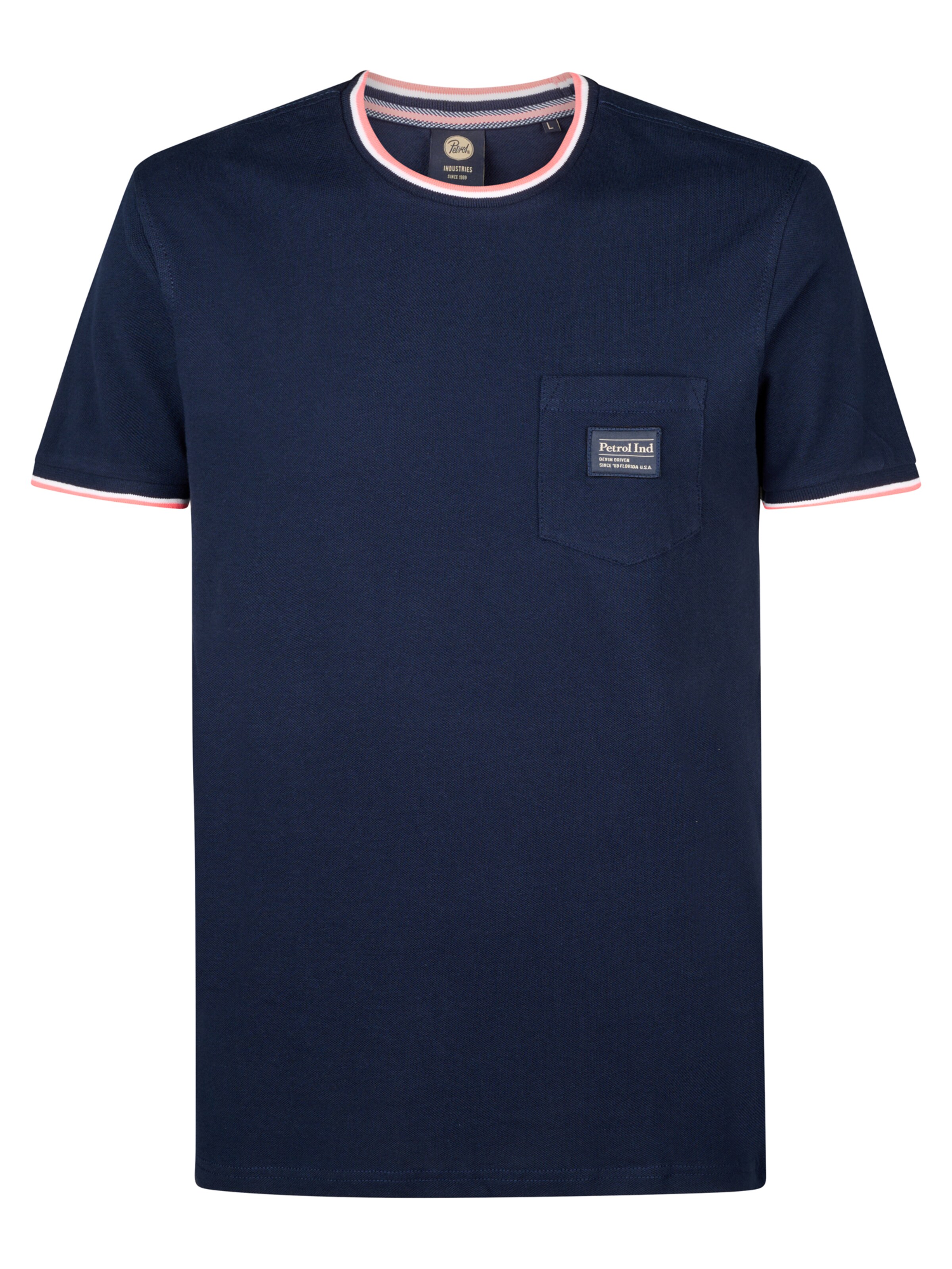 Petrol Industries Футболка в Синий: спереди