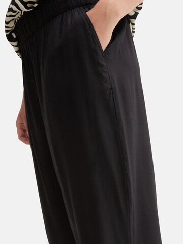 Tom Tailor Women + Wide Leg Hose in Schwarz