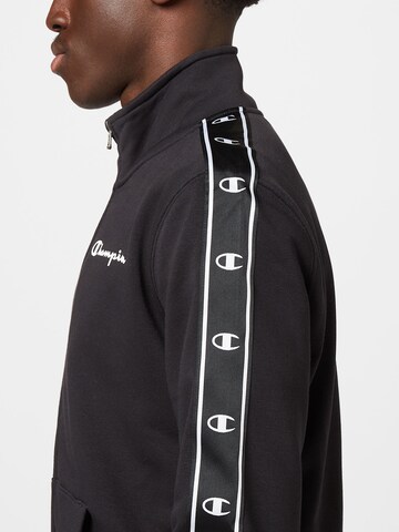 Champion Authentic Athletic Apparel Zip-Up Hoodie in Black