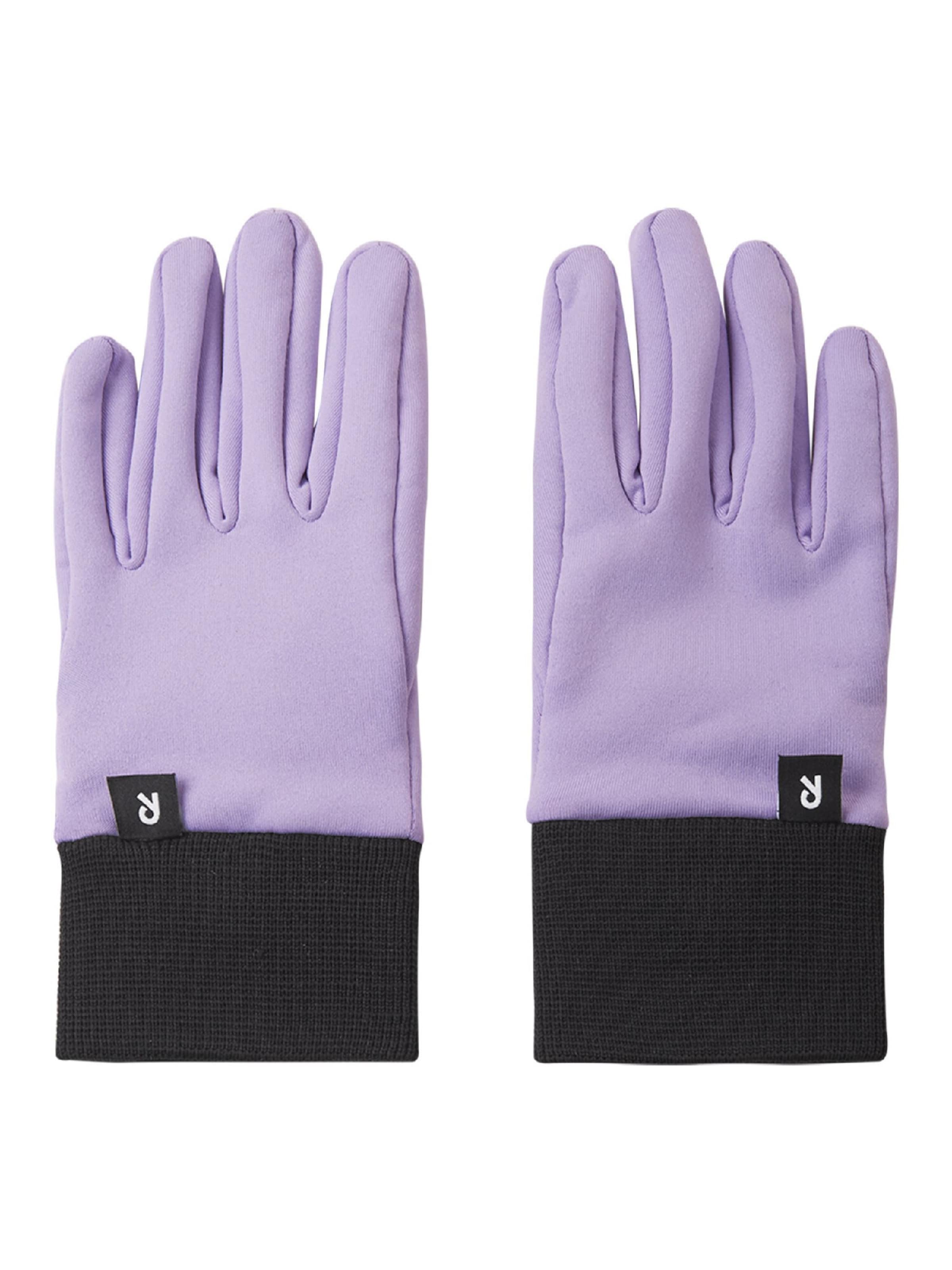 Reima Gloves ' Keksin ' in Purple: front