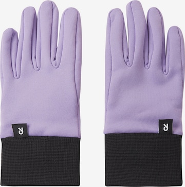 Reima Gloves ' Keksin ' in Purple: front