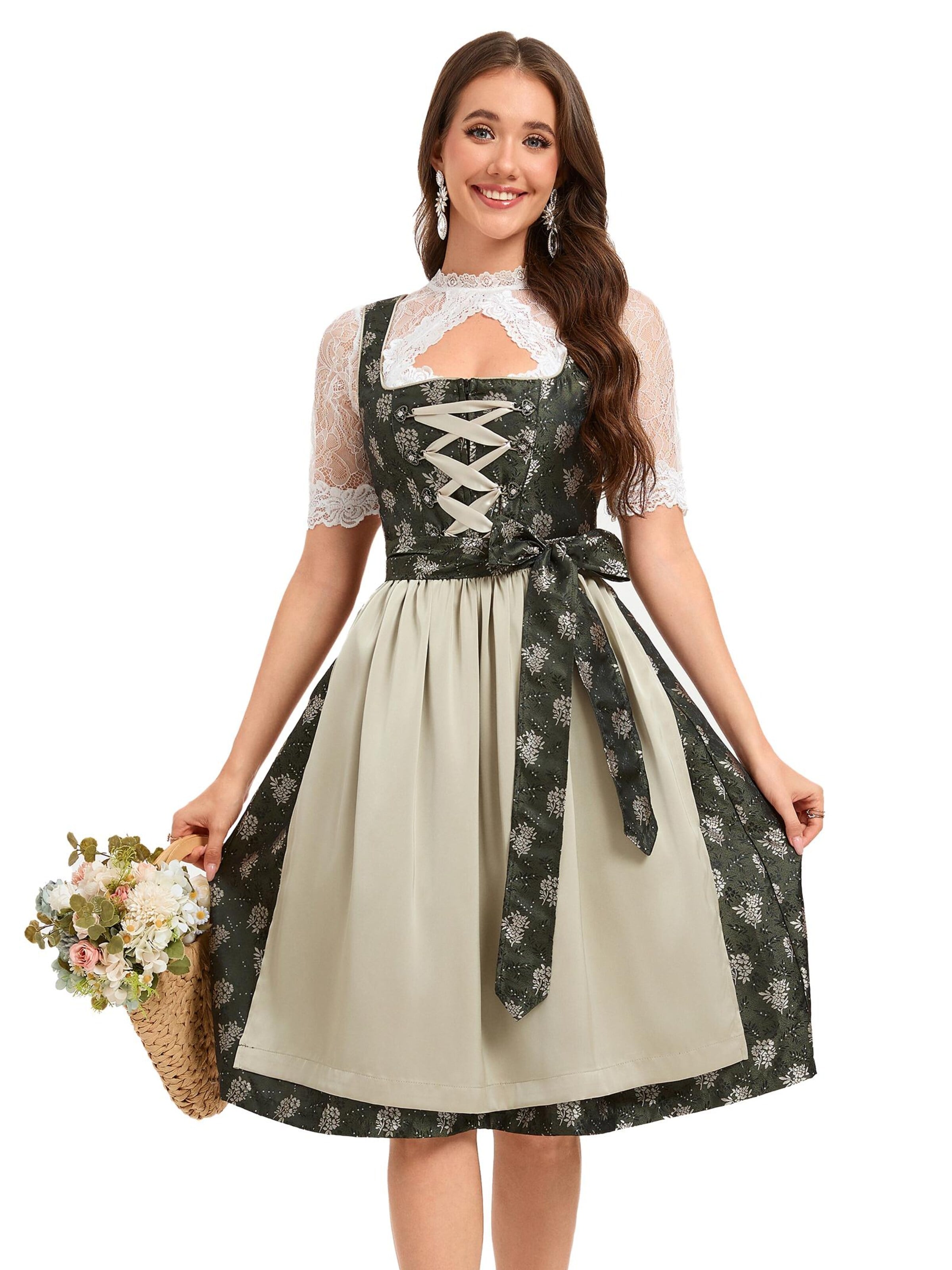 Yesfashion Dirndl‌‌ in Grün
