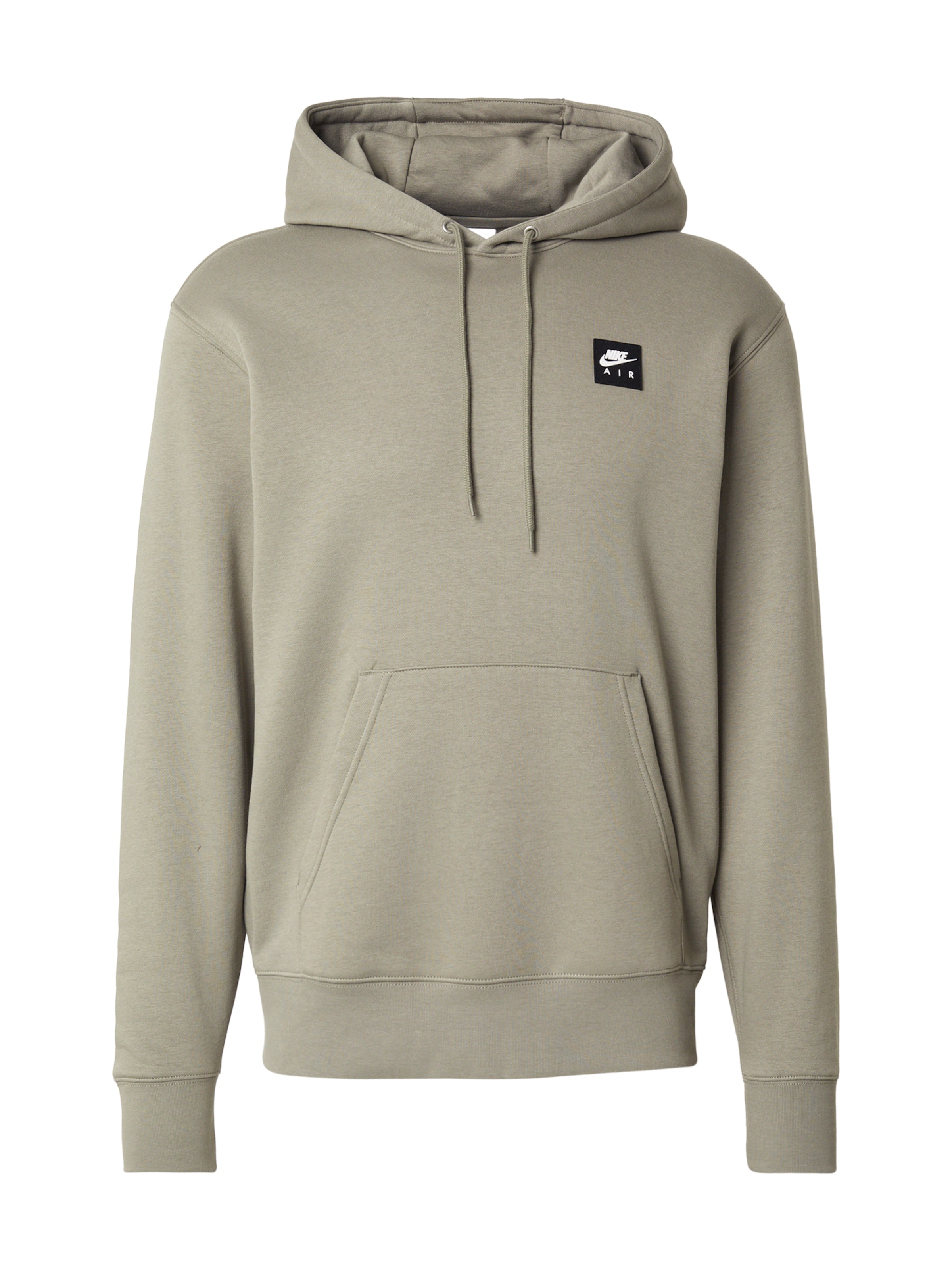Nike Sportswear Sweatshirt 'AIR' in oliv / schwarz / weiß, Produktansicht