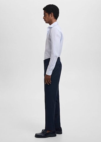 MANGO MAN Slim fit Business Shirt 'Selva' in Blue