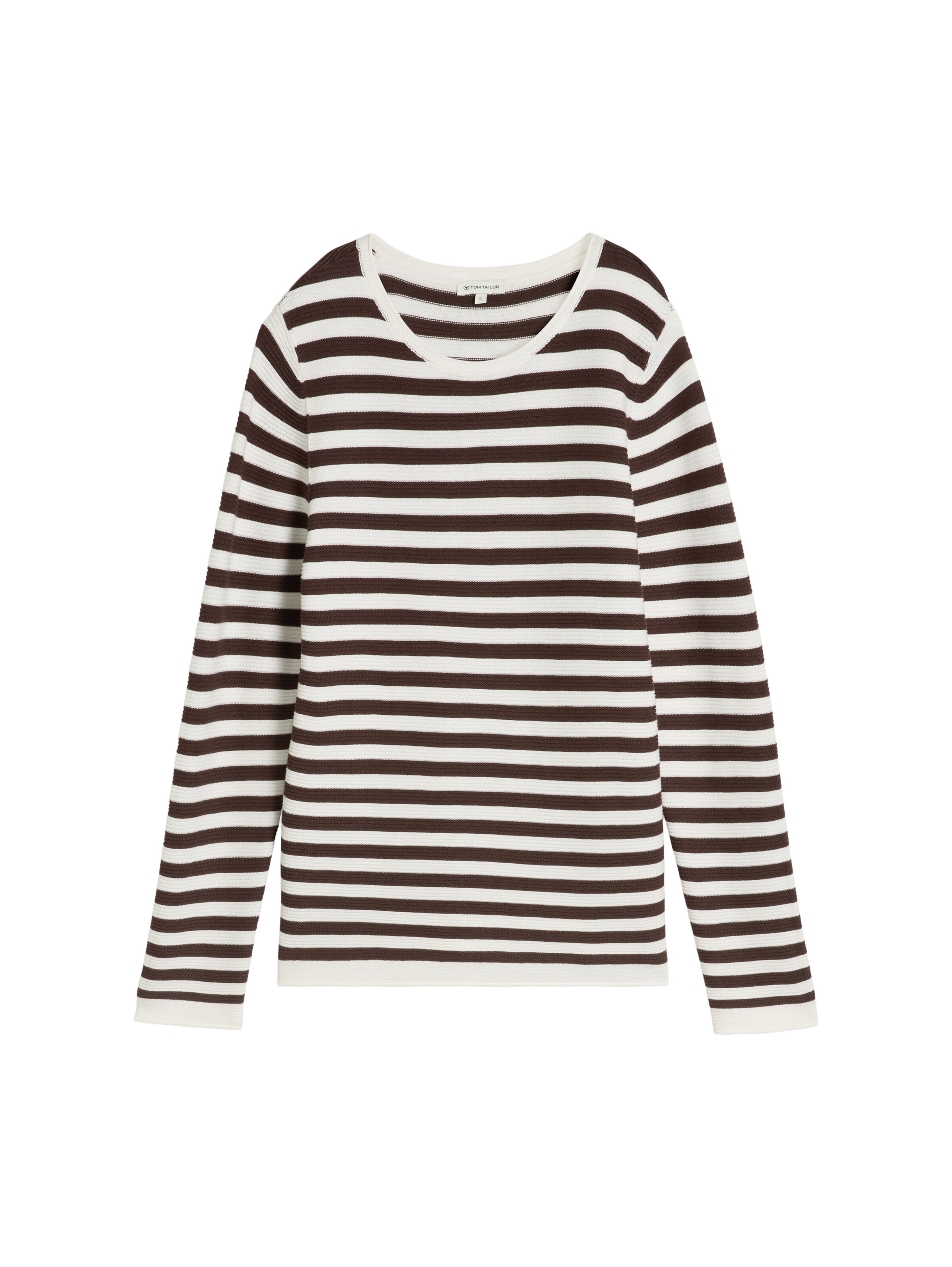Pull-over TOM TAILOR en marron : devant