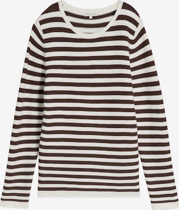 Pull-over TOM TAILOR en marron : devant