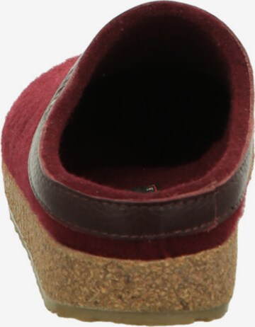 HAFLINGER Slippers in Red