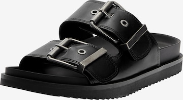 Pull&Bear Pantolette in Schwarz: predná strana