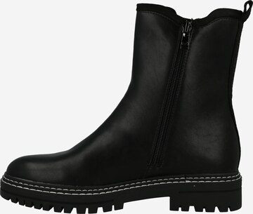 TOM TAILOR Chelsea boots in Zwart