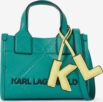 Borsa a mano 'Skuare' di Karl Lagerfeld in blu: frontale