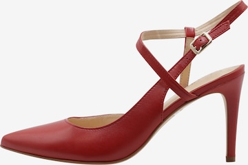 faina Slingback Pumps in Red: front