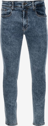 Ombre Skinny Jeans 'P1062' in Blue: front