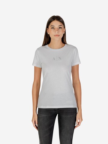 Maglietta 'XW001459 AF10356' di ARMANI EXCHANGE in bianco: frontale