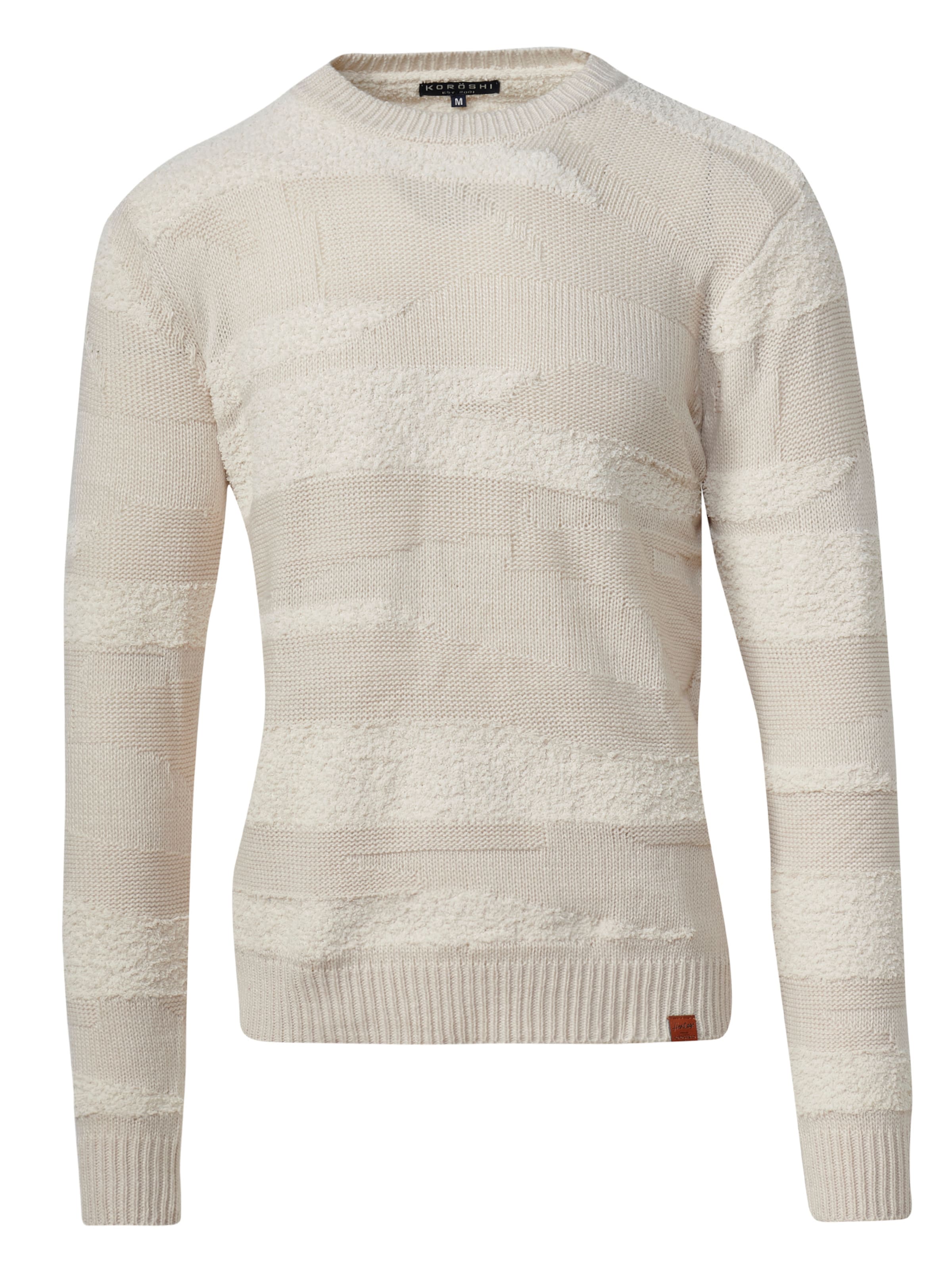 Pullover di KOROSHI in beige: frontale
