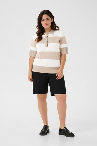 Pull-over 'KCLizzy' KAFFE CURVE en beige