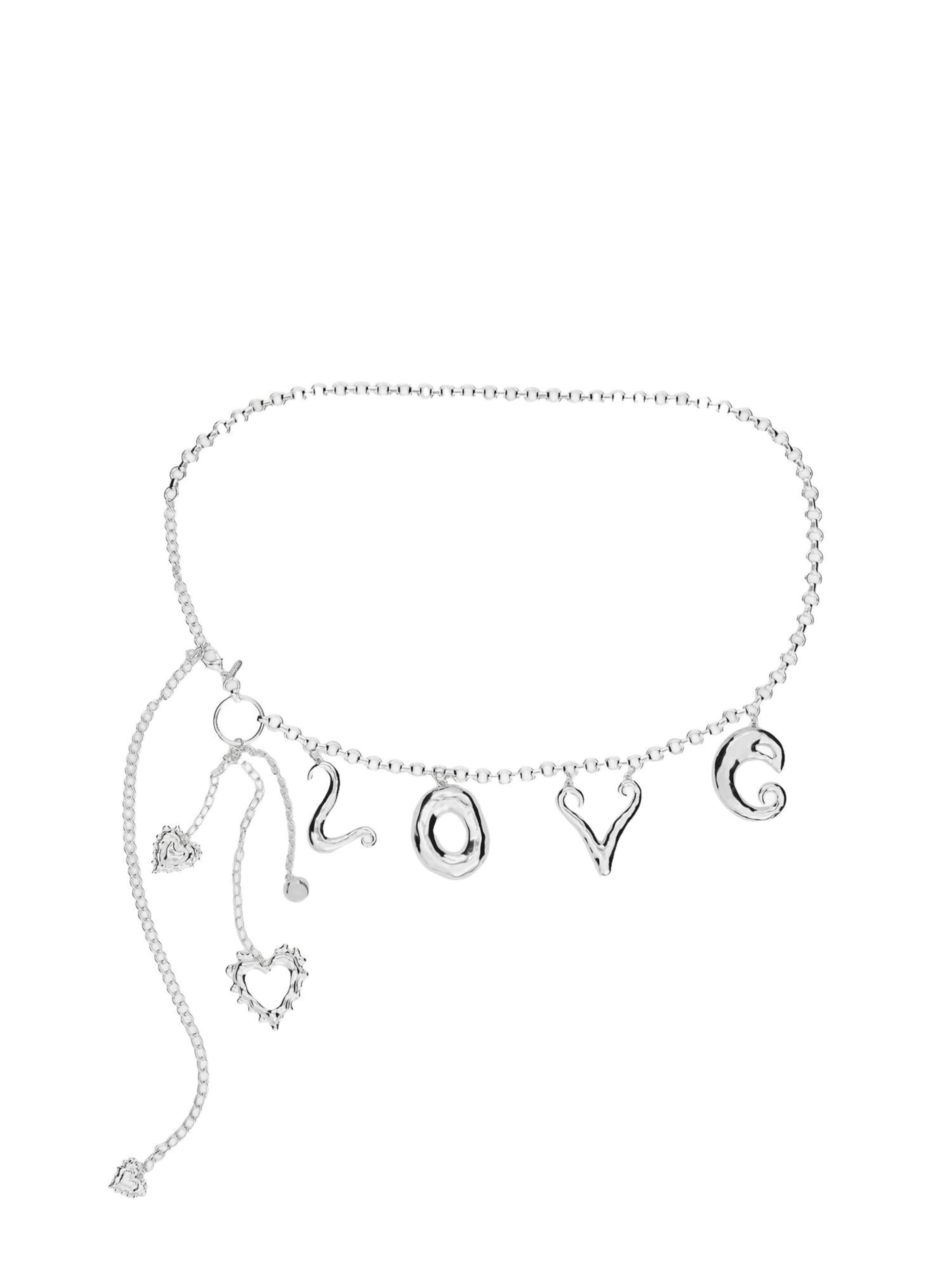 Cintura di Desigual in argento: frontale