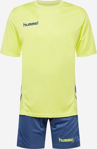 Hummel Trainingspak in Blauw: voorkant