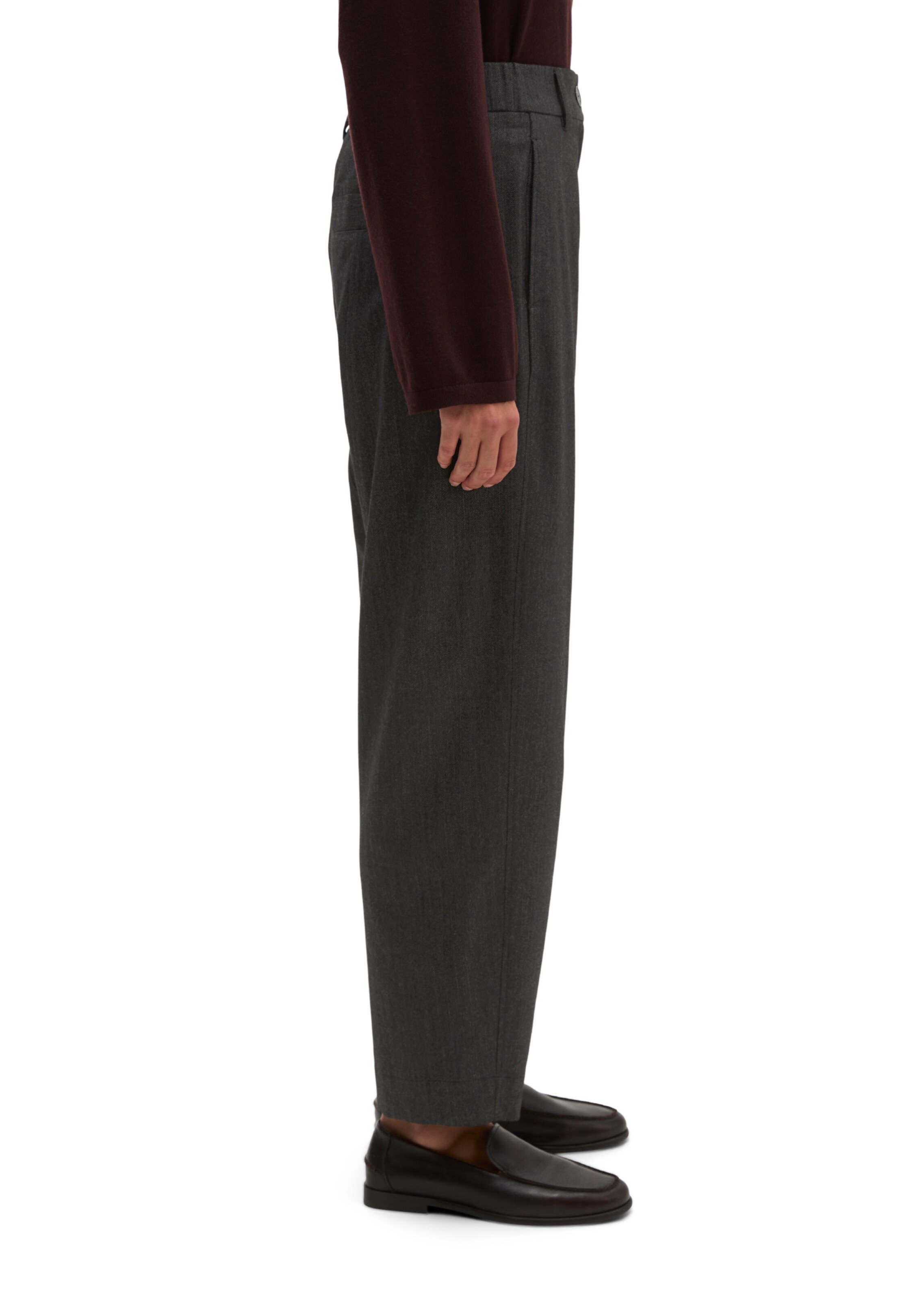 Marc O'Polo Barrel Hose 'Minu' in Schwarz