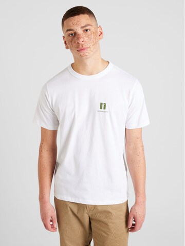 NOWADAYS T-shirt 'TRÉS BIEN' i vit