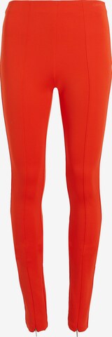 Calvin Klein Skinny Leggings in Oranje: voorkant