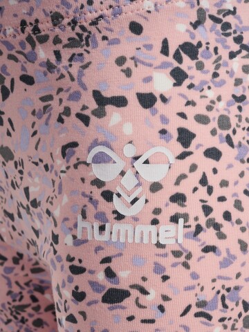 Coupe slim Leggings Hummel en rose