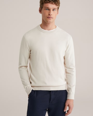 WE Fashion Trui in Beige: voorkant